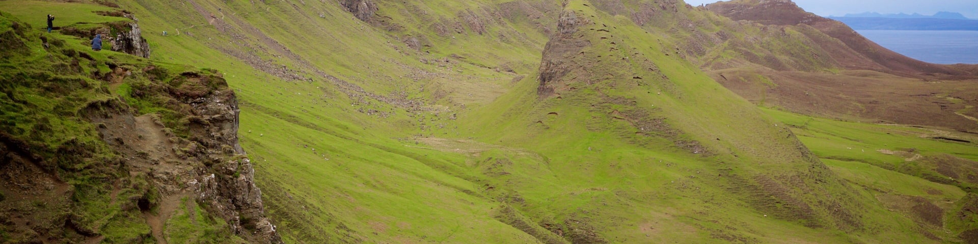 Quiraing featuring mountains and tranquil scenes