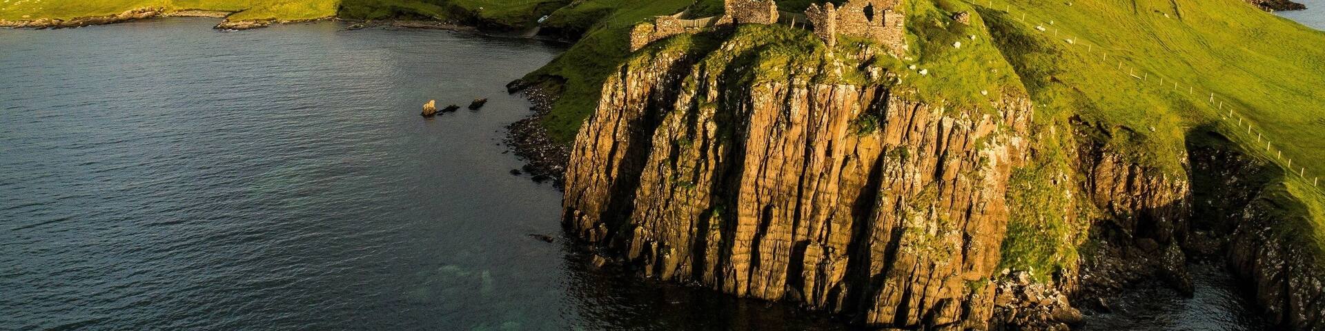 Taken with a DJI phantom 4 pro. Sadly slowly falling into the sea and limited access. Taken just before sunset. #BVStrove #InStone