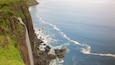Kilt Rock welches beinhaltet Kaskade und schroffe Küste