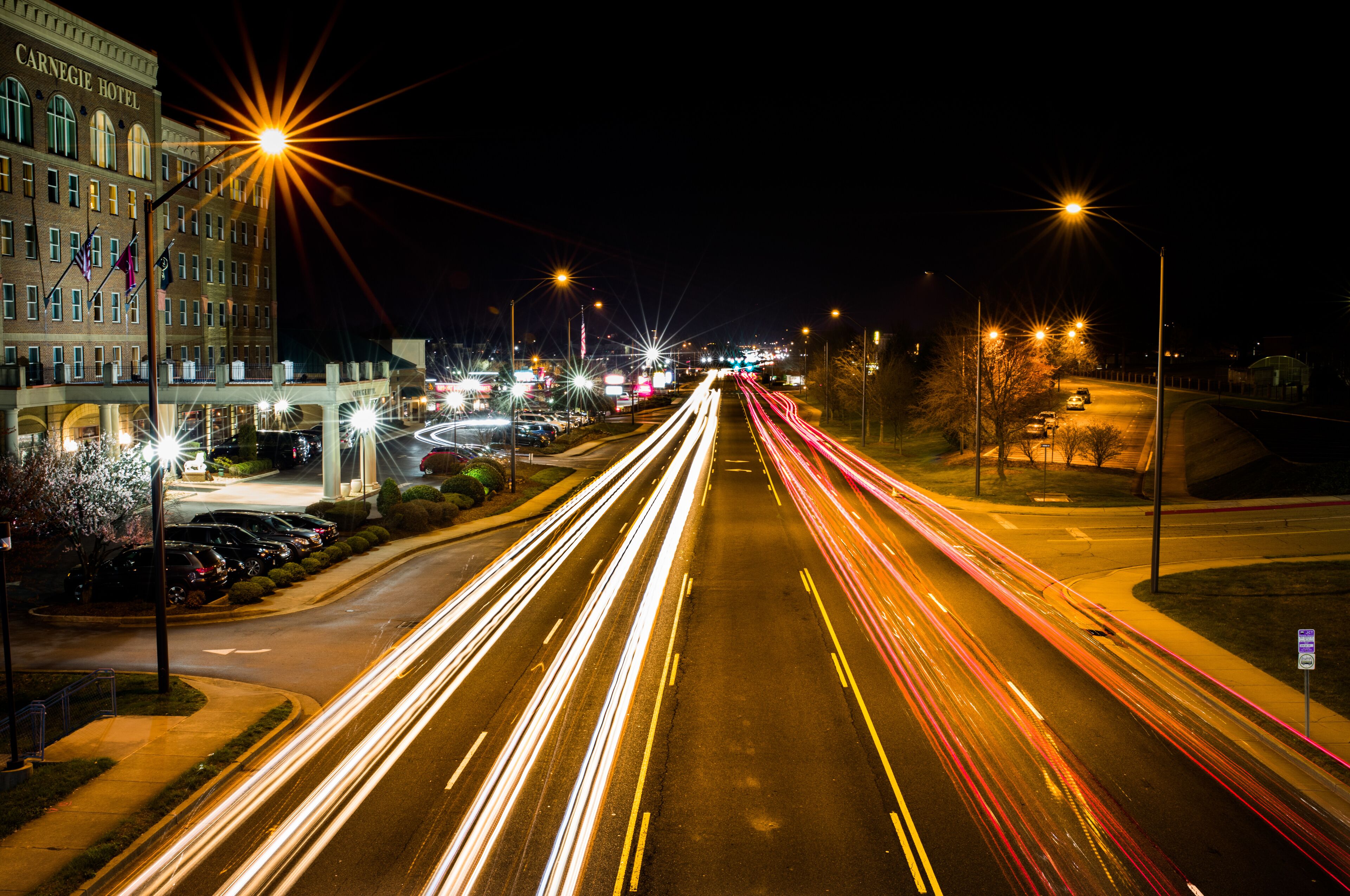 Johnson City Tennessee at Night 