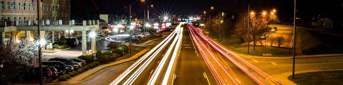 Johnson City Tennessee at Night