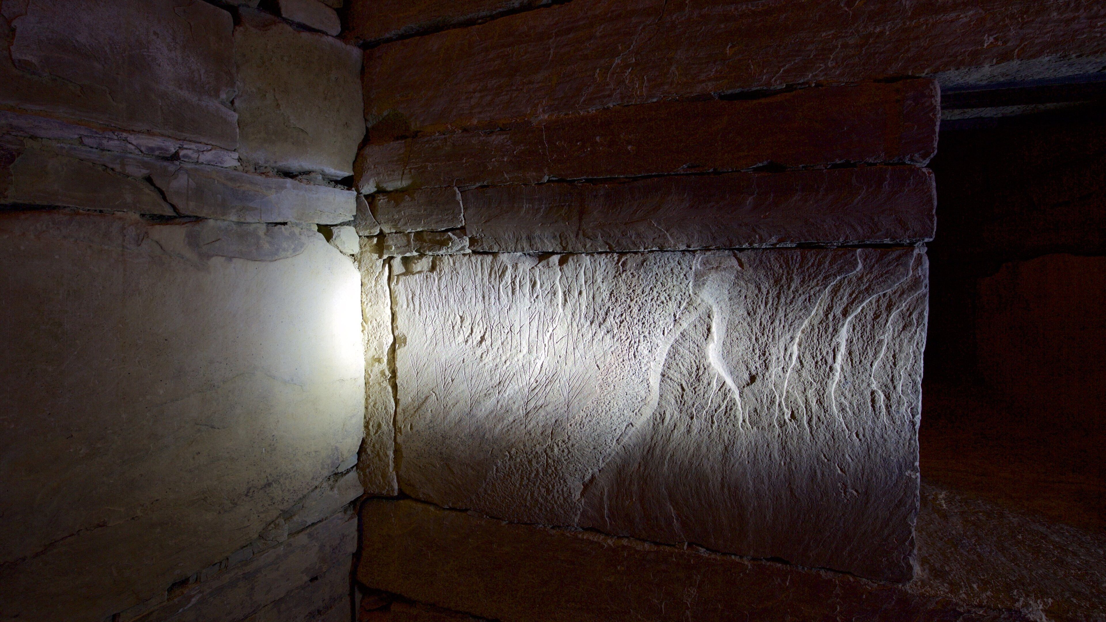 Maes Howe que incluye elementos del patrimonio