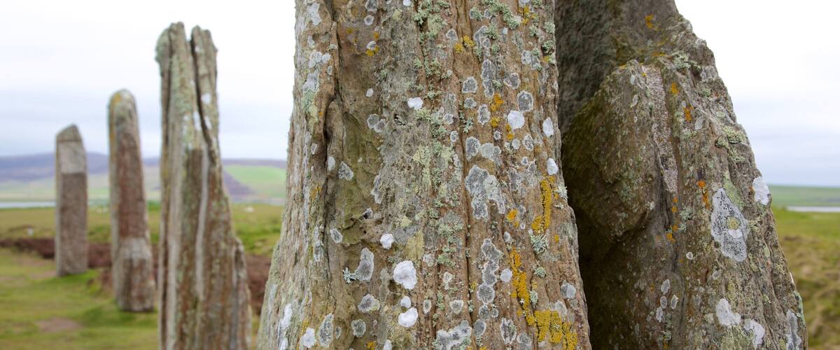 Ring of Brogdar which includes a monument and heritage elements