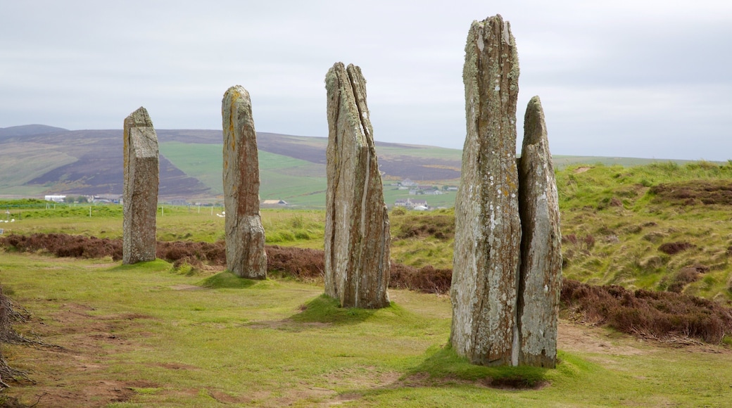 Ring of Brogdar ofreciendo un monumento y elementos del patrimonio