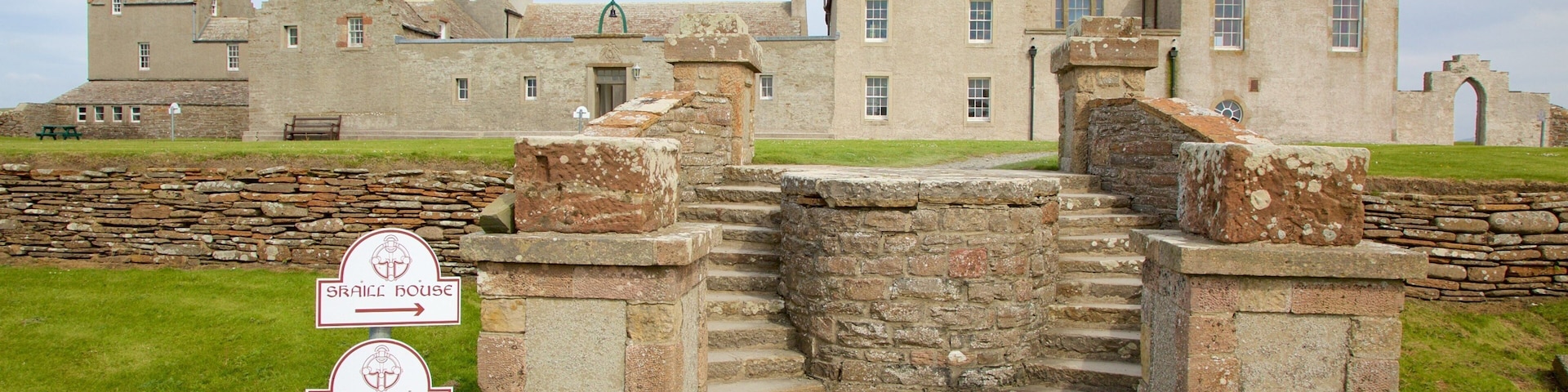 Skara Brae mostrando elementos de patrimônio e arquitetura de patrimônio