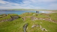 Skara Brae mostrando escenas tranquilas, una bahía o puerto y vistas generales de la costa