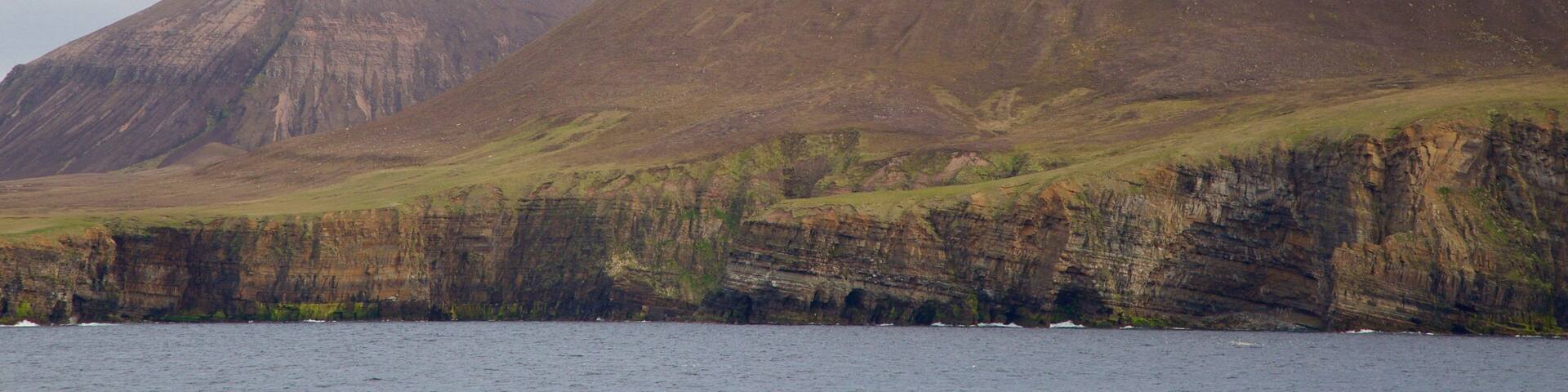 Ward Hill which includes rugged coastline and mountains