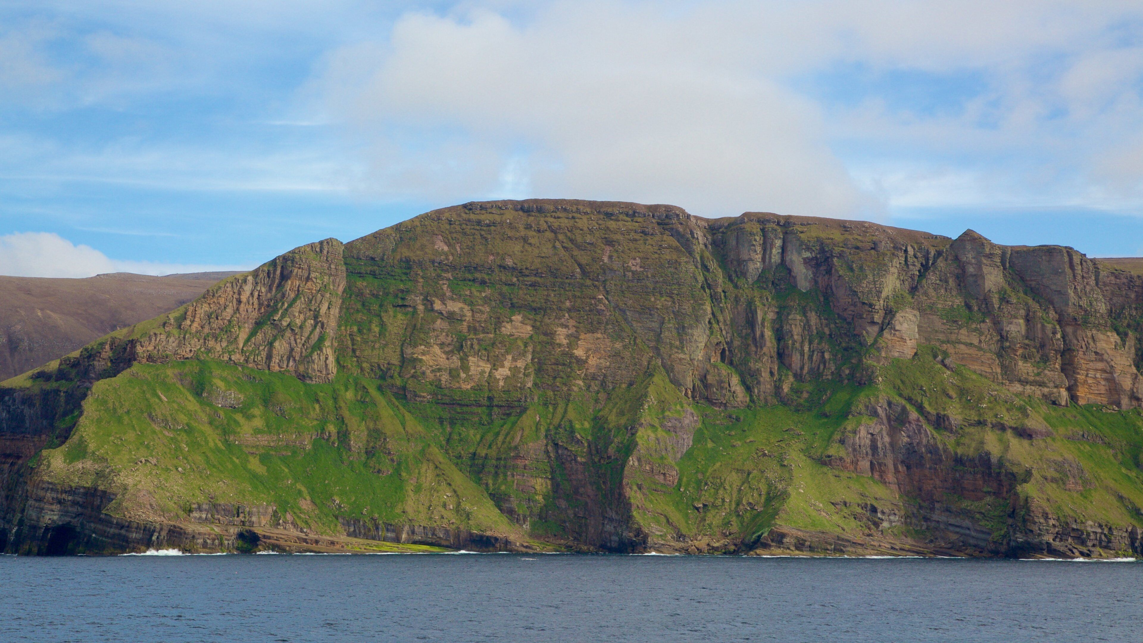 St. John\'s Head showing rugged coastline and mountains