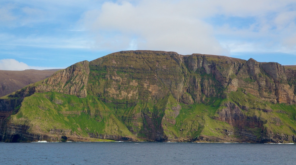 St. John\'s Head showing rugged coastline and mountains