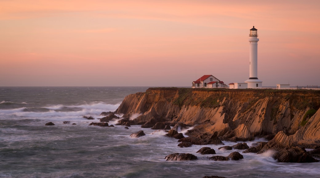 Lighthouse on cliff