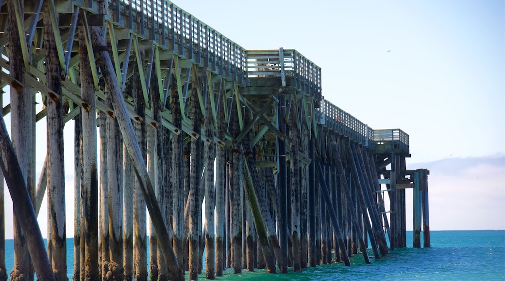 San Simeon Pier featuring general coastal views