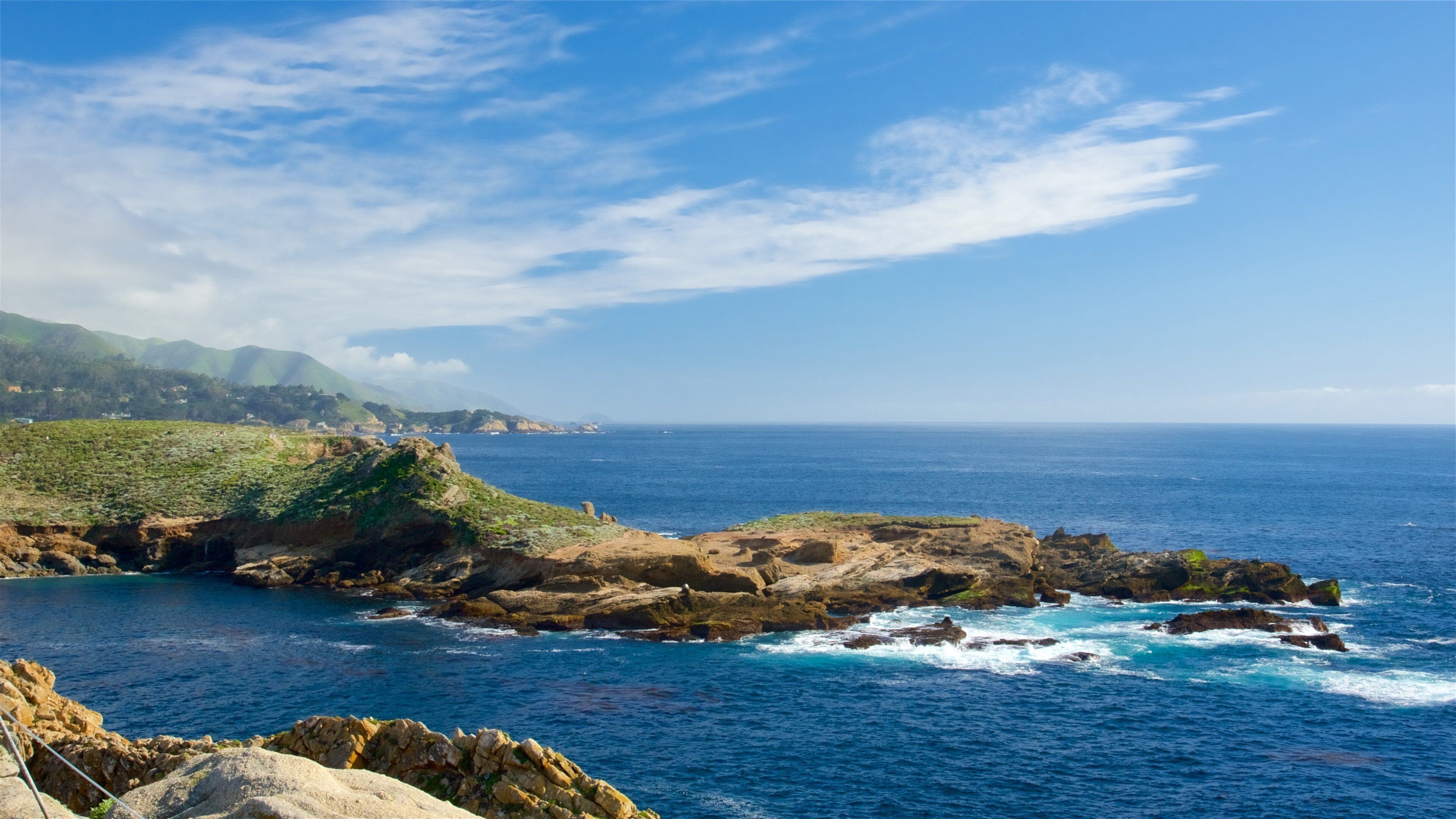 Point Lobos State Reserve which includes rugged coastline and general coastal views