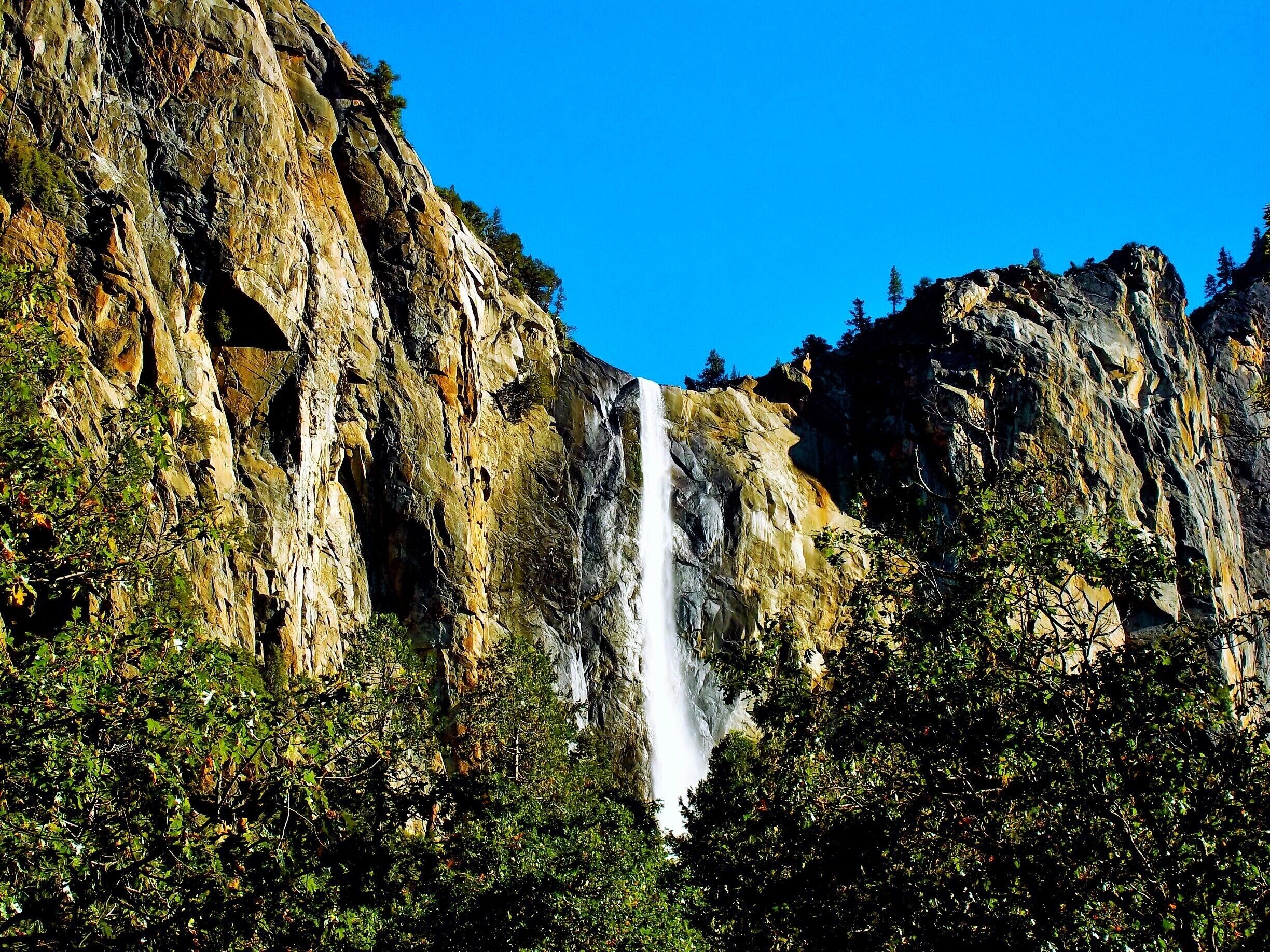 My bucket list is to visit all 59 US National Parks. So far, we've gotten to explore over 30...here's one of them.

Yosemite is one of the most visited National Parks so if you plan on camping... plan ahead. This is Yosemite Falls, the largest waterfall in the United States.