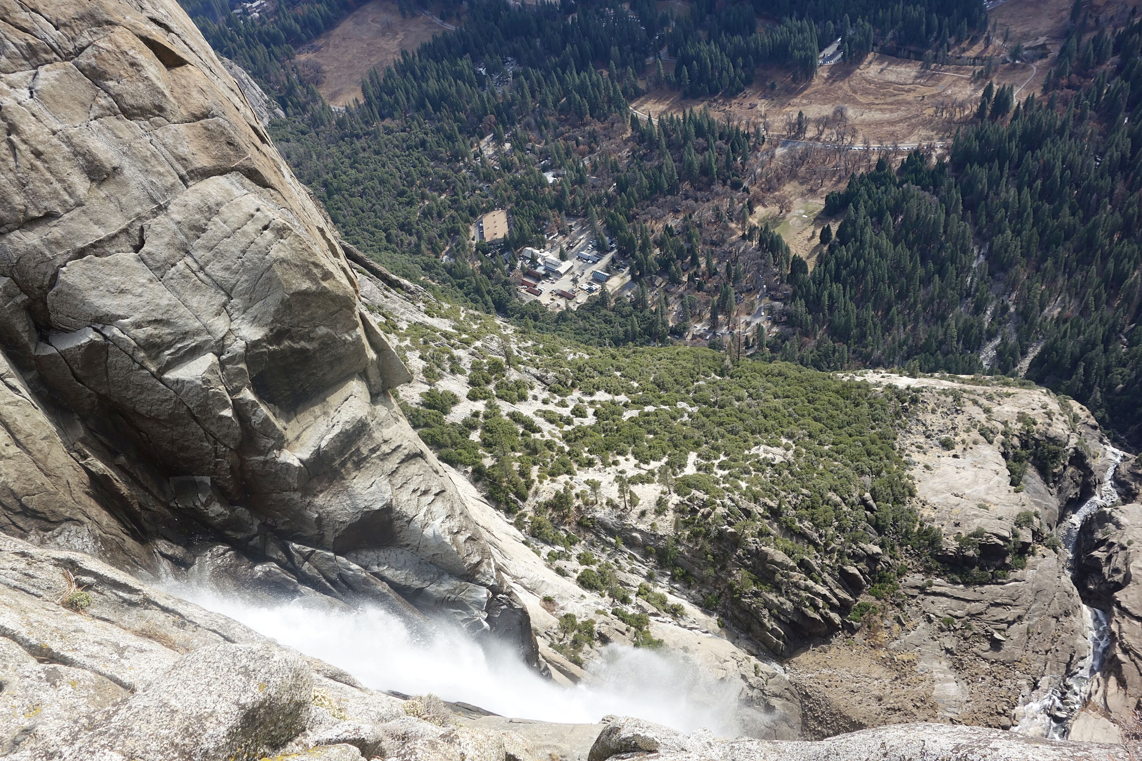 I took this looking down from the top of Upper Yosemite Falls after a tough hike! #Trovember #perspective #nature 
#yosemite
#nationalpark