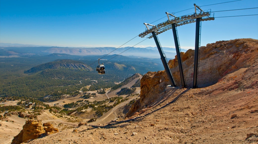 Mammoth Mountain Ski Resort featuring landscape views, a gondola and mountains