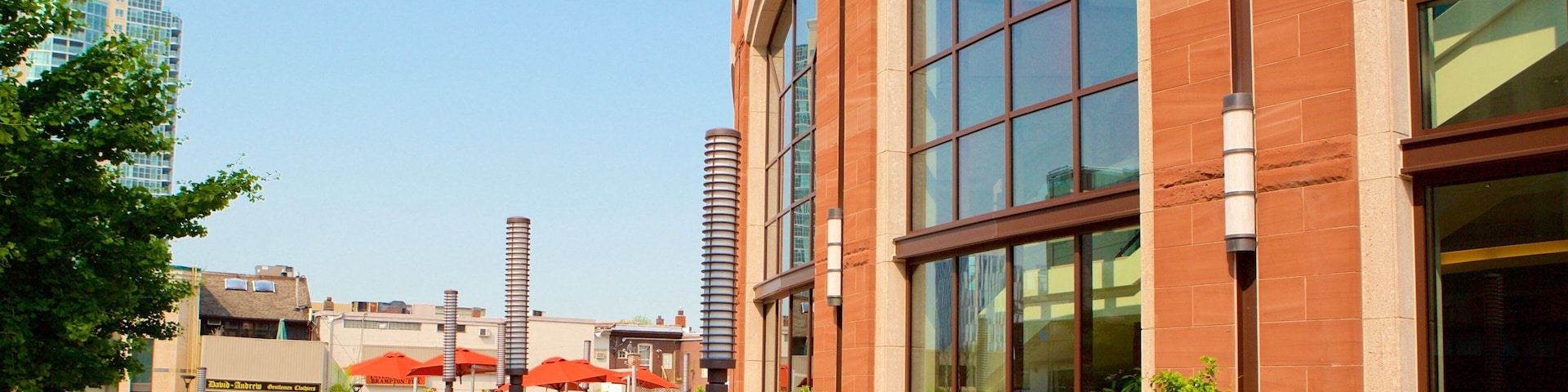 Rose Theatre featuring street scenes