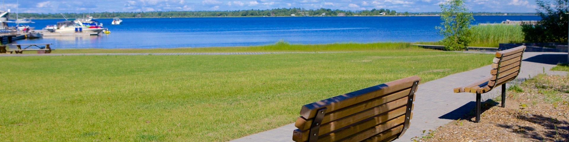 Georgian Bay Islands National Park showing a park and general coastal views