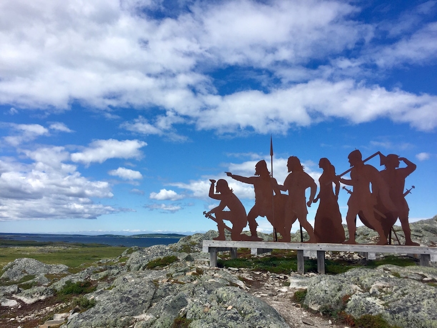 Sculpture at the park entrance. It is a fascinating place to visit.