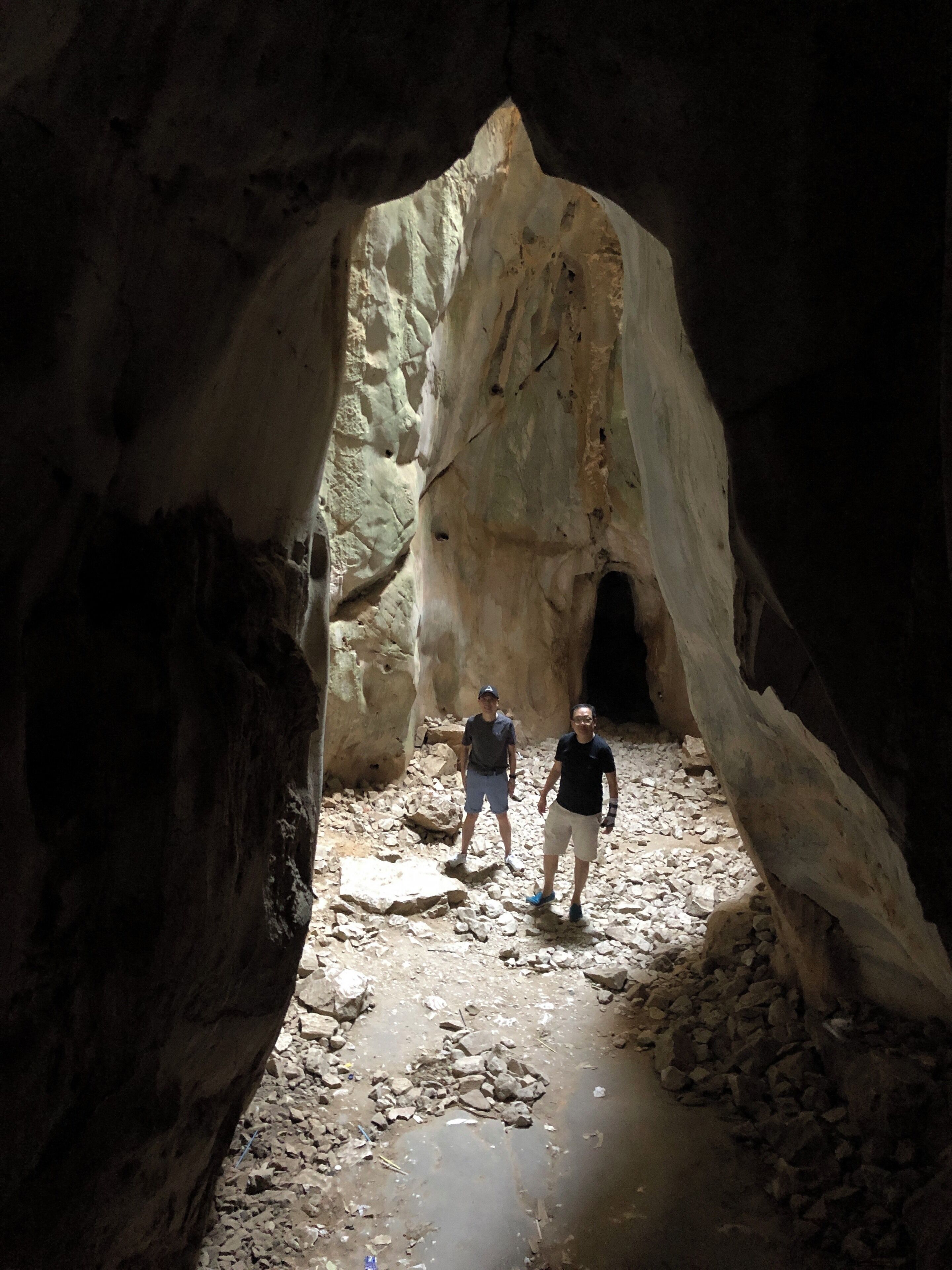 One of the caves in marble mountains
