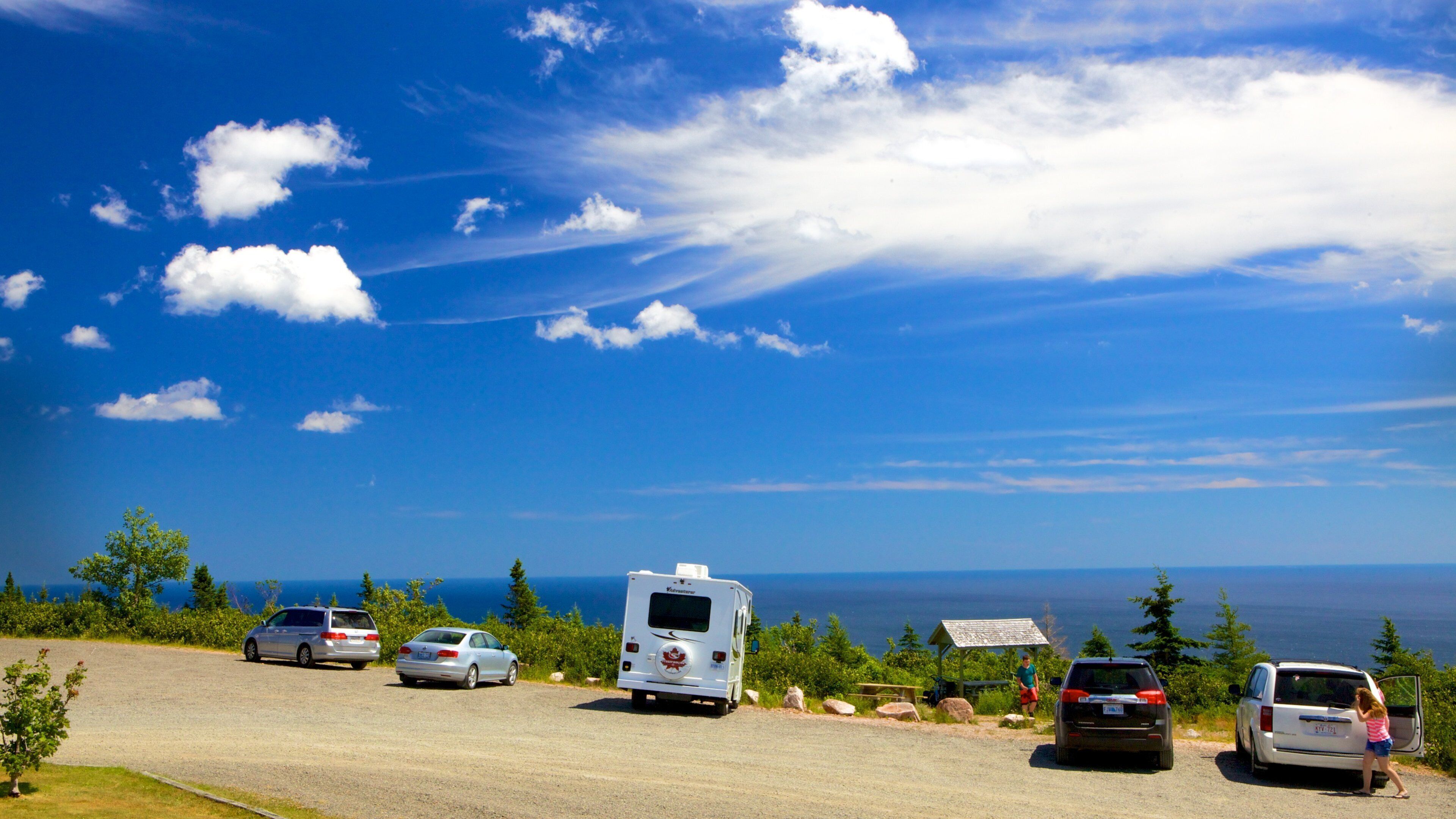 ケープ スモーキー どの含み 海岸線の眺め