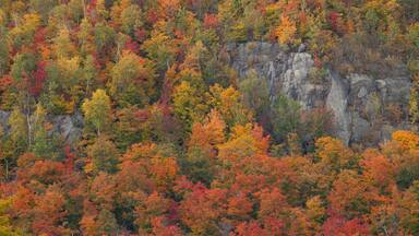 Morin Heights Ski Area in Autumn, Laurentians, Quebec