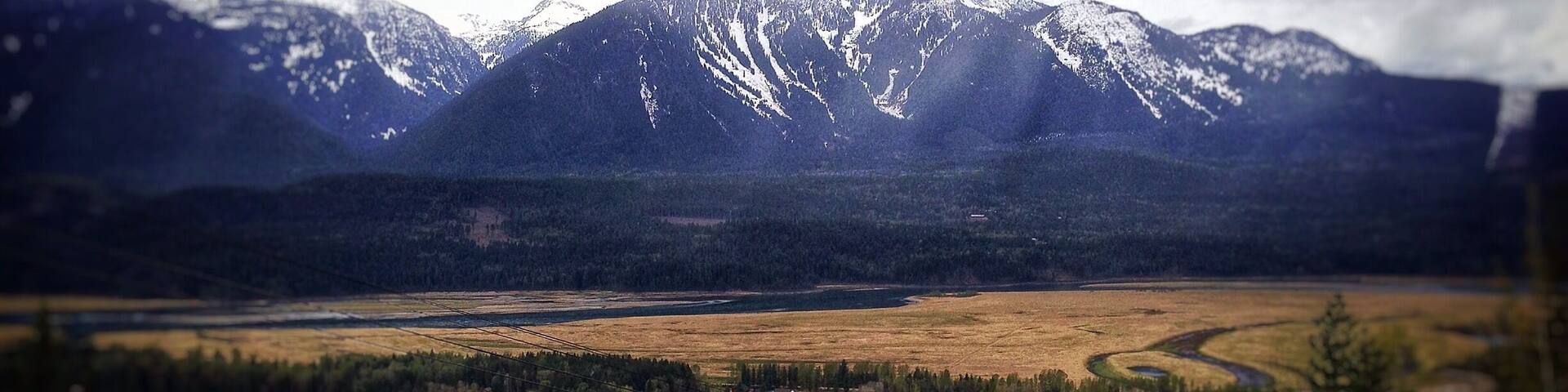View from under the gondola. No snow at the bottom :) but the view is still breathtaking.