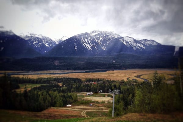View from under the gondola. No snow at the bottom :) but the view is still breathtaking.