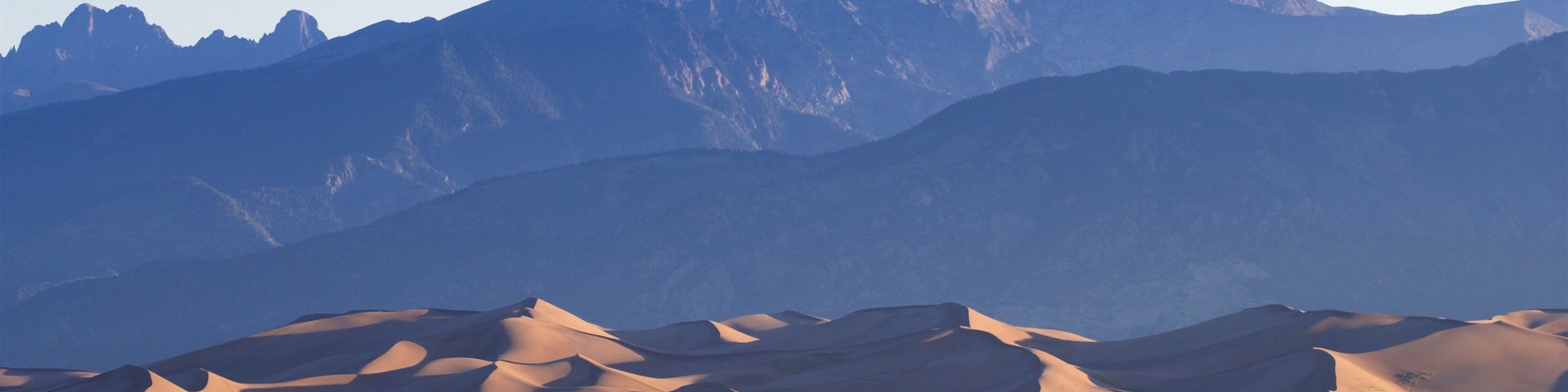 Great Sand Dunes National Park which includes landscape views, tranquil scenes and desert views
