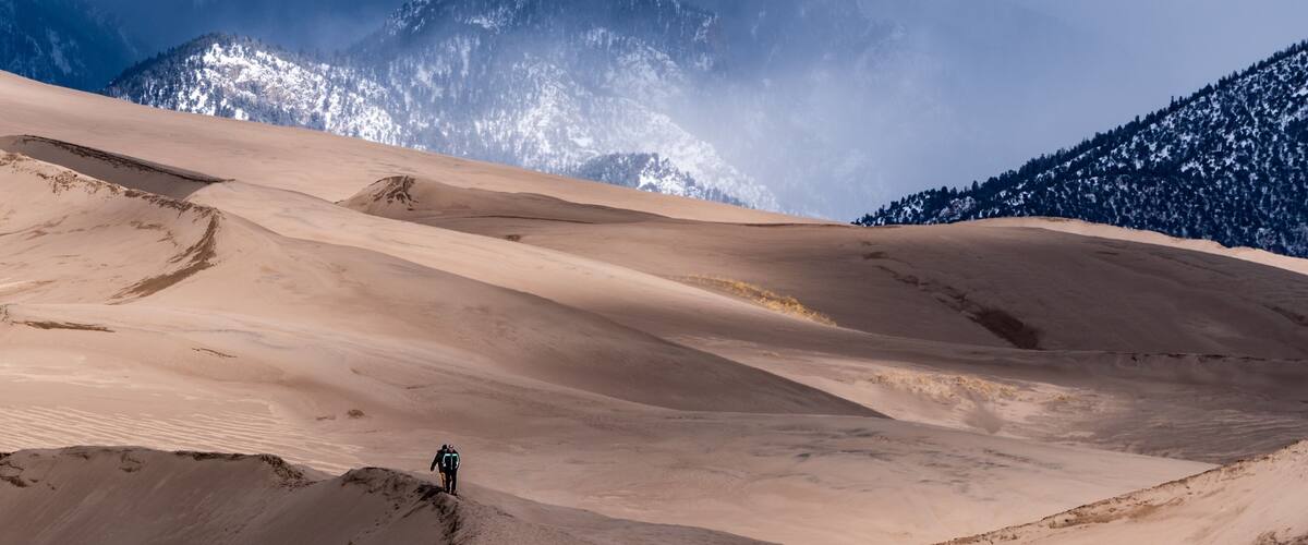 This was the first time visiting the Great Sand Dunes in Colorado and what an amazing place. The contrast of biomes is very unique to our planet. Every season sees major changes which help to keep the park ever changing. #nature #colorado #usa #travel #adventure #mountains #sand #rockymountains