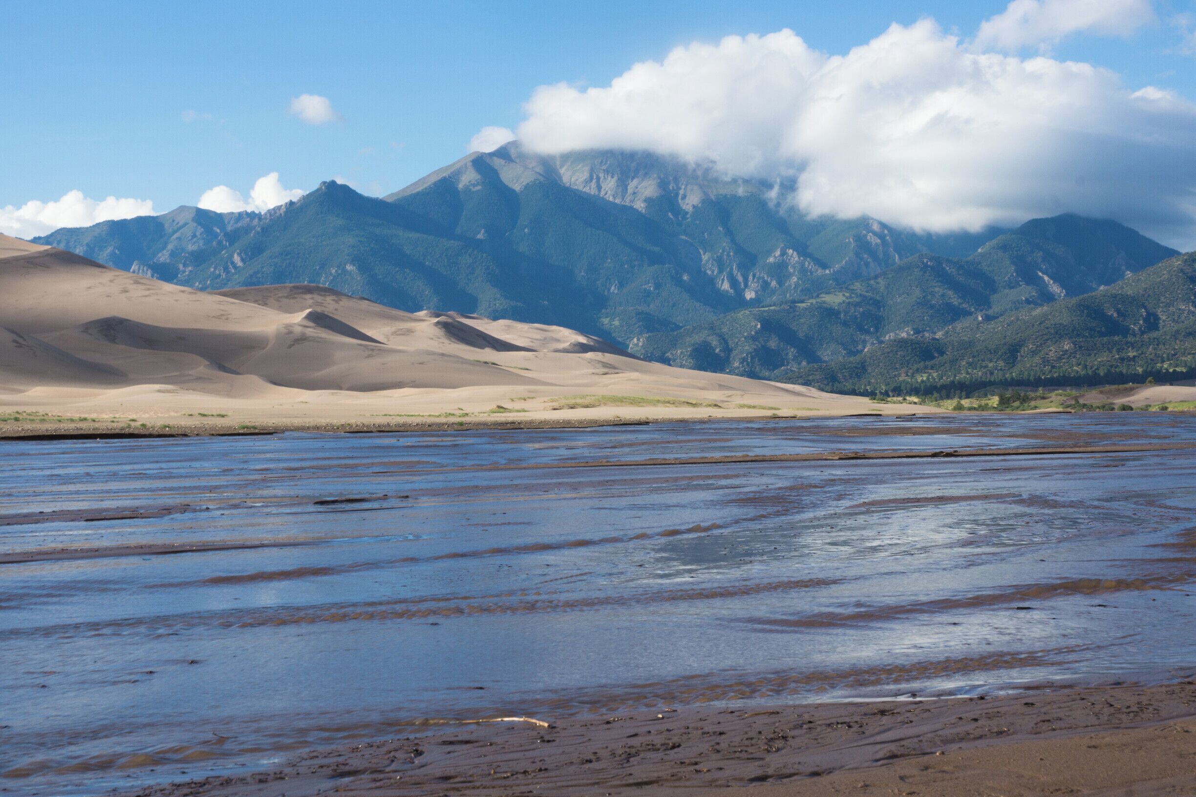 Great Sand Dunes National park right after the storms let up and revealed a wonderful evening sky. 
#NationalPark
www.adventeurs.com