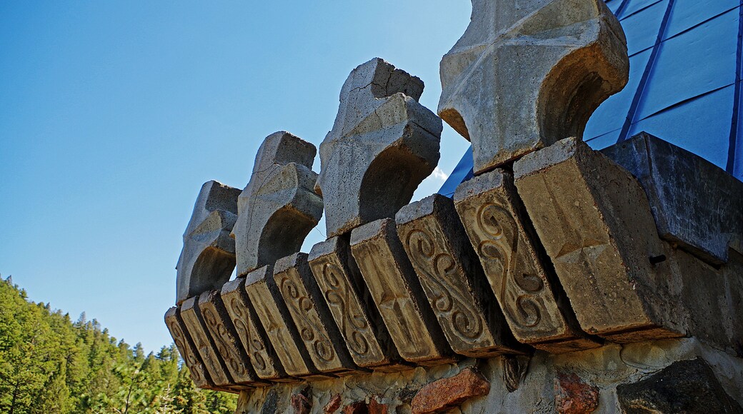 Bishop Castle is an "elaborate and intricate" "one-man project" named after its constructor, Jim Bishop, that has become a roadside attaction in central Colorado.