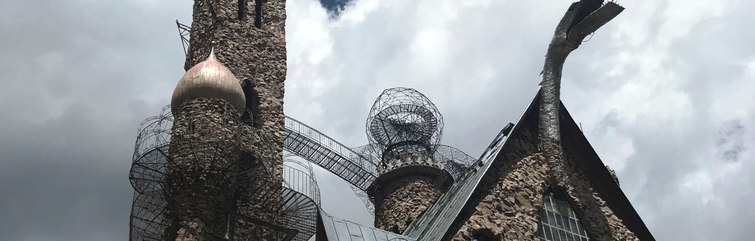 Amazing place,hand built and you can go to the very top of the tower and feel it all shake beneath you.