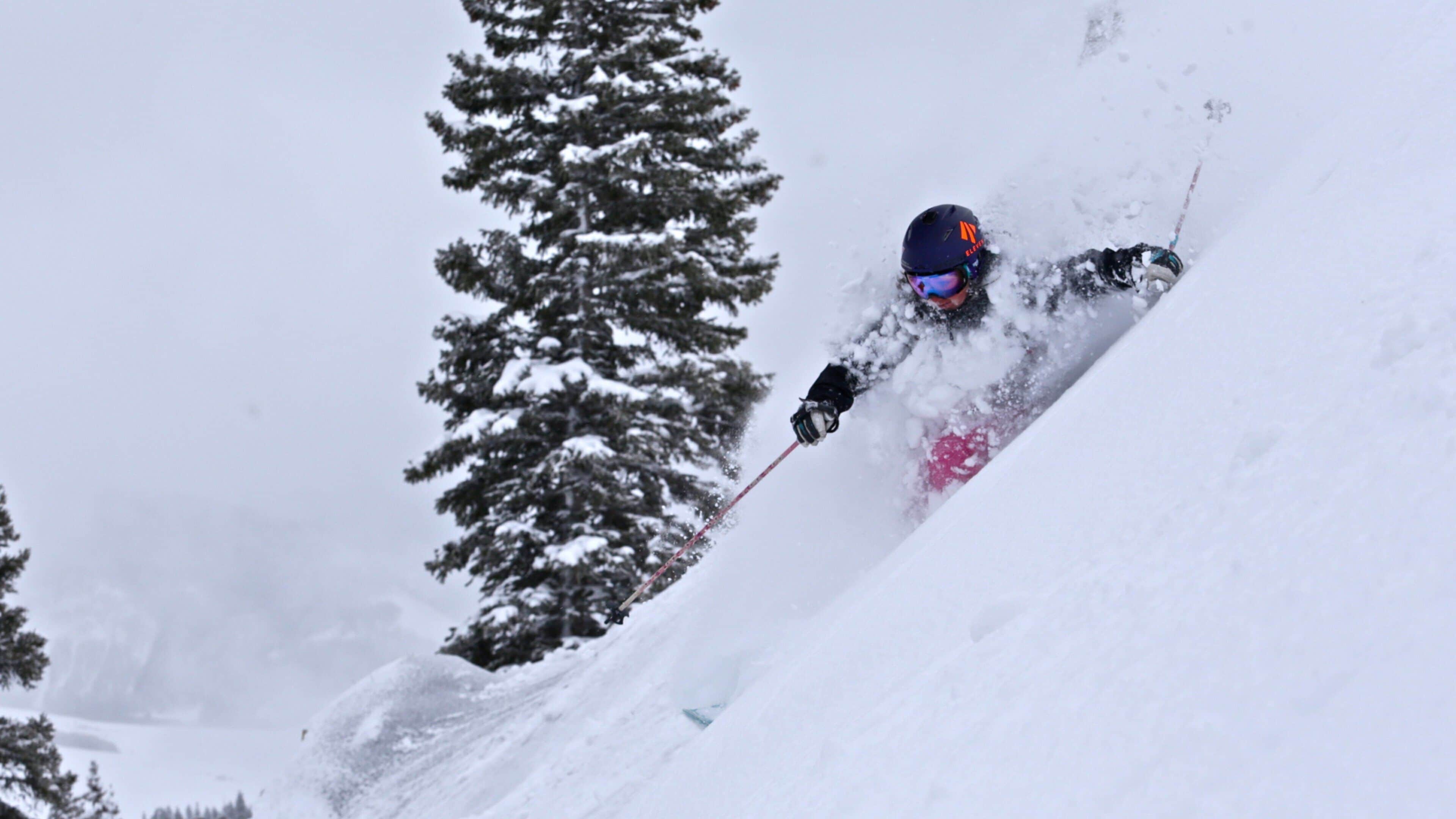 Crested Butte Mountain Resort which includes snow and snow skiing as well as an individual femail