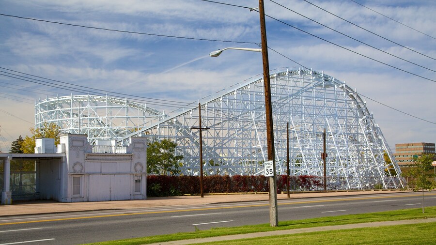 Lakeside Amusement Park featuring rides