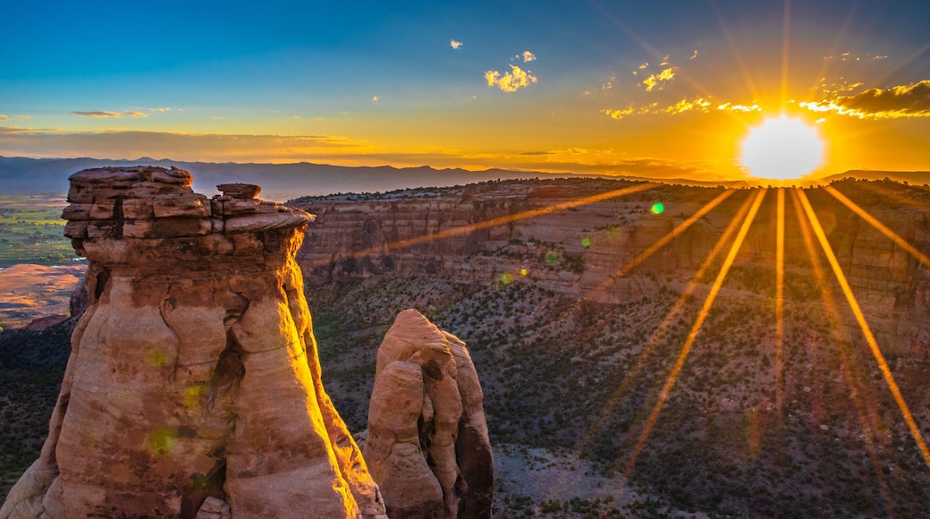 Beautiful Sunrise Hike at the Colorado National Monument in Grand Junction, Colorado
