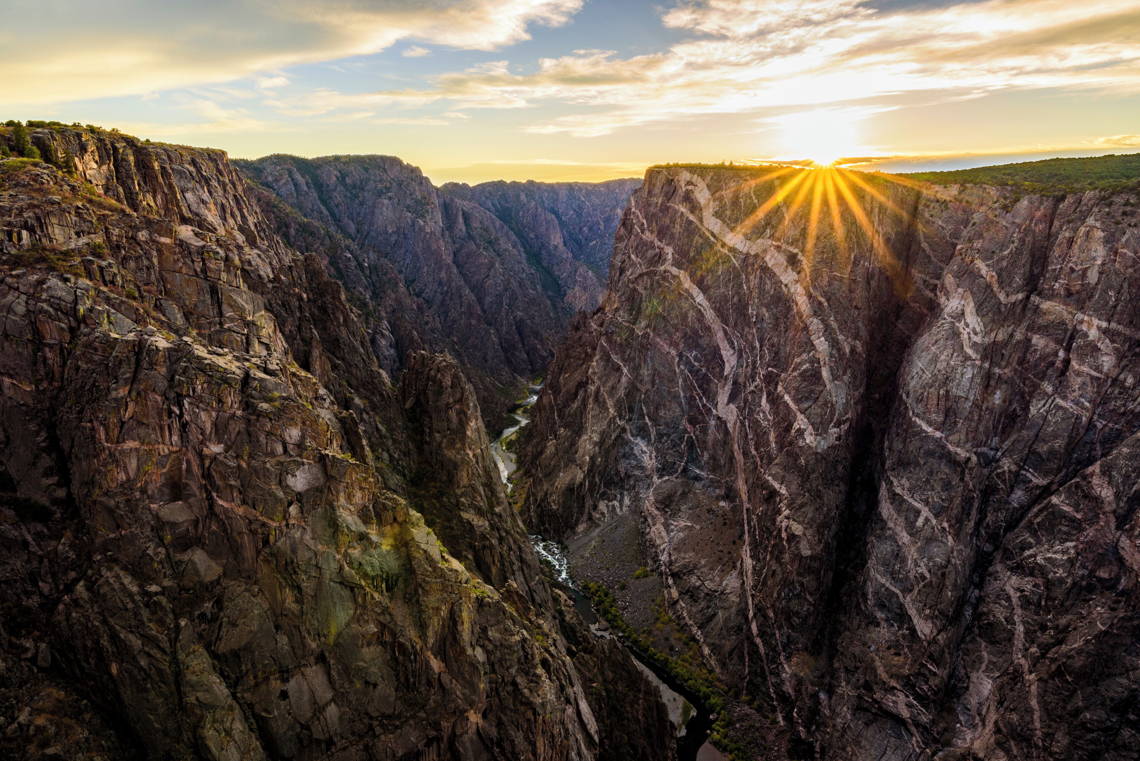 Sunset at the Painted Walls in Black Canyon of the Gunnison National Park.

#GreatOutdoors