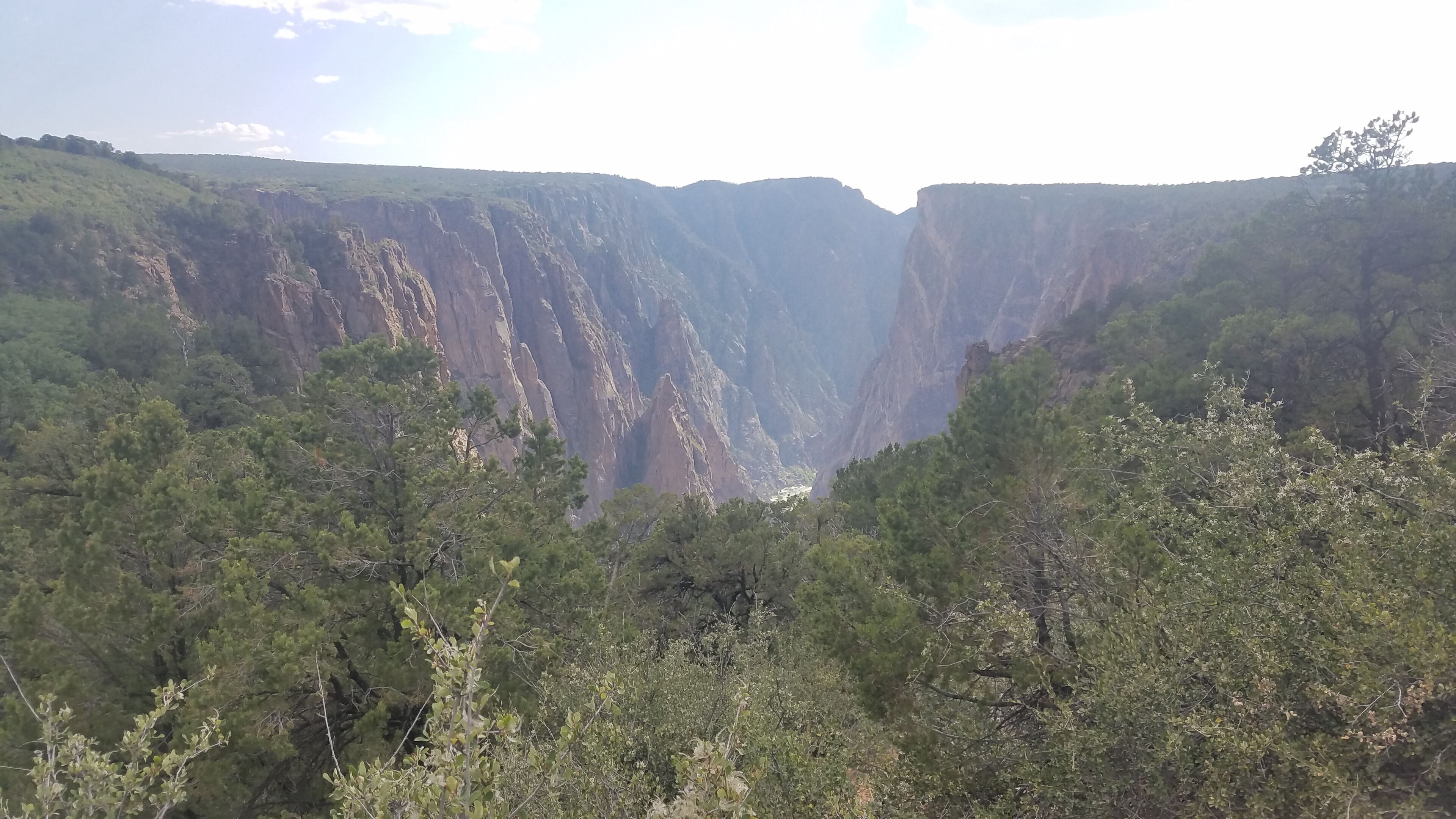 A view of Black Canyon from the North Rim trail.