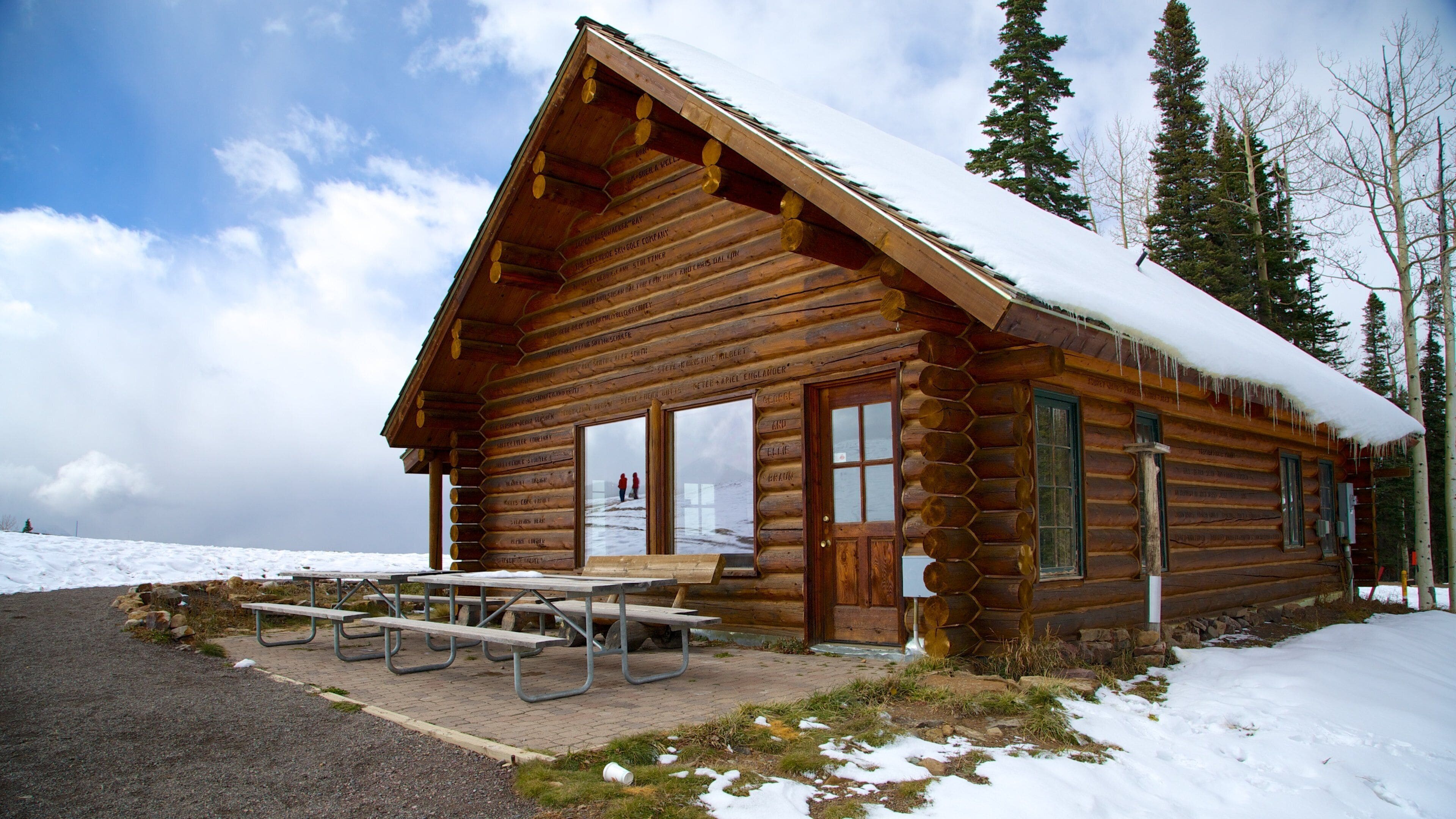 Telluride Ski Resort featuring snow and a house
