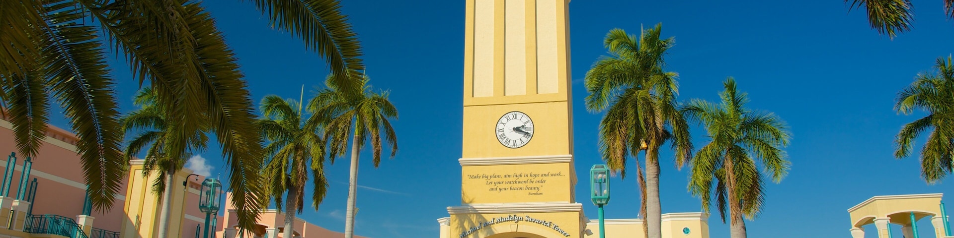 Mizner Park mostrando un parque y una ciudad