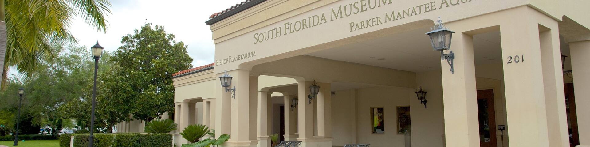 South Florida Museum which includes signage