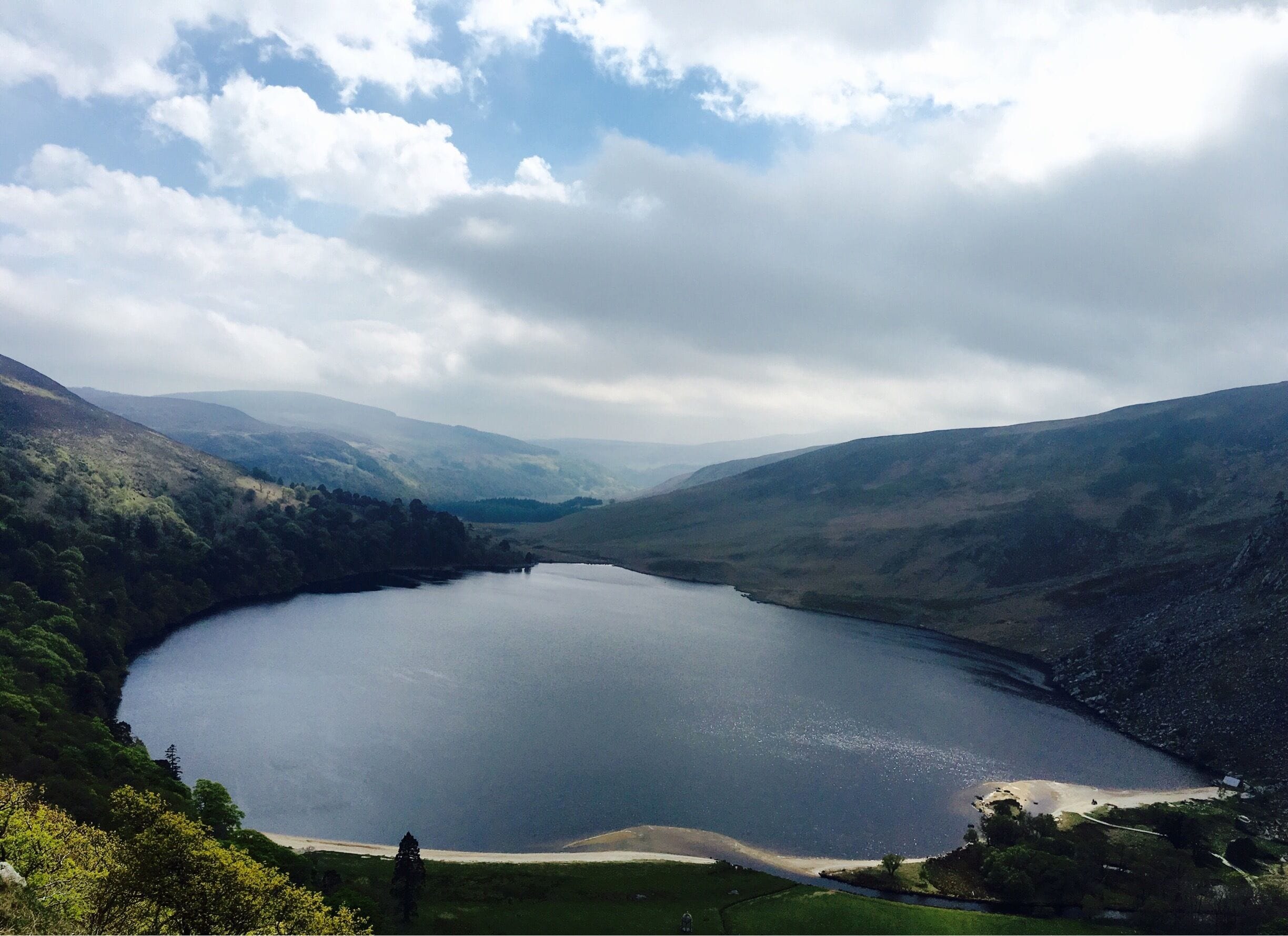 This spot is one of the acquirements of Trover! 
Before the Ireland trip, i saw a nice picture of the Lough Tay, where i haven't heard before, then added it to my list. 
Thus, we had a chance to see this beauty. 

I hope it will conduce to another discovery for somebody else, too. (:

#BestOf5 #TroveOn #roadtrip
