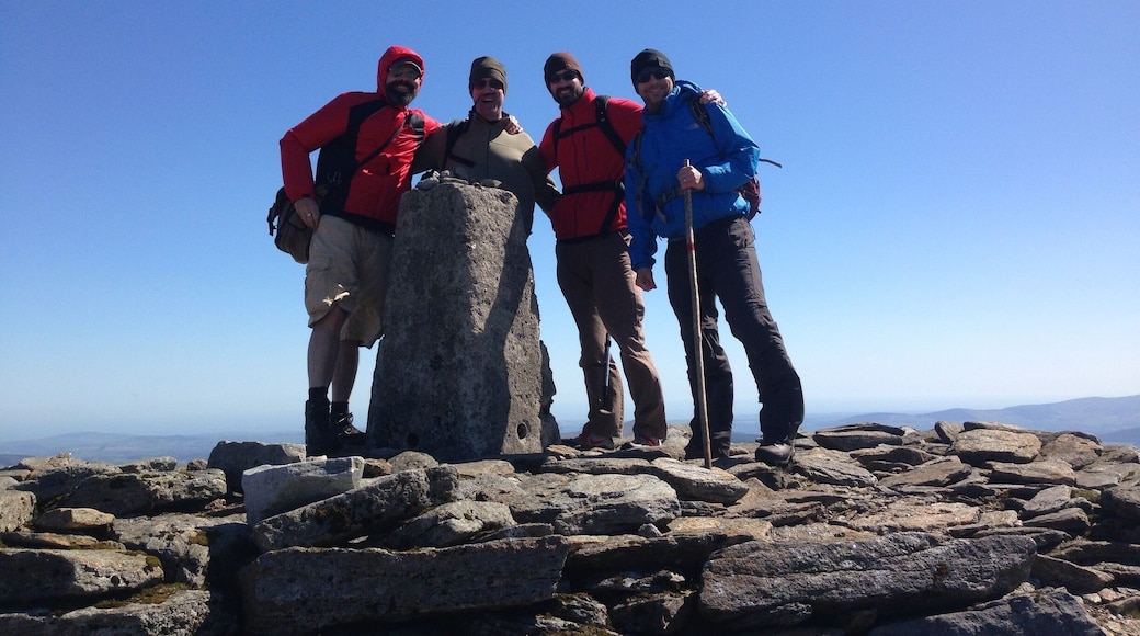 Great one day hike in the Wicklow mountains. Lugnaquilla 975m. 4-5 hours round trip from glenmalure car park.