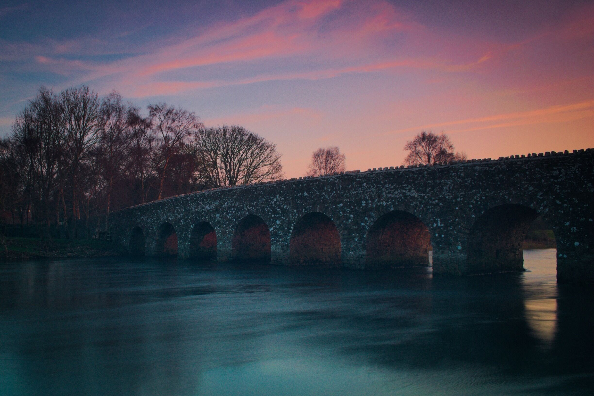 Waited so long for sunset by this bridge beside Bective Abbey!  