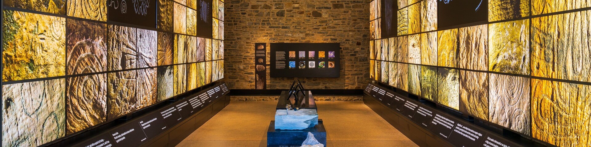 Knowth showing interior views