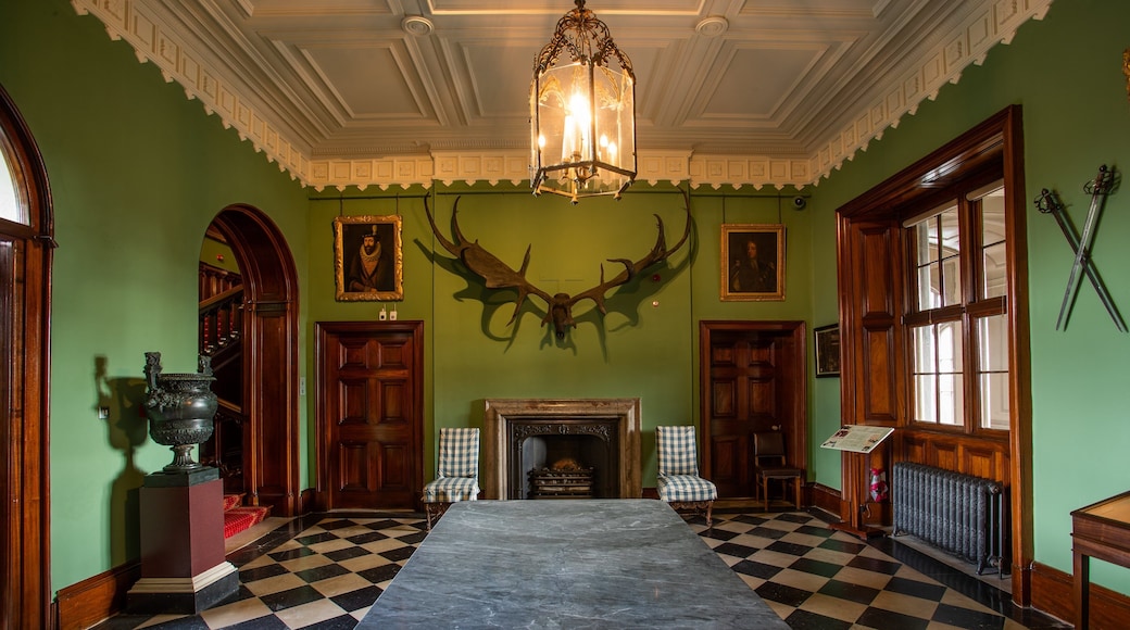 Kilkenny Castle showing interior views, chateau or palace and heritage elements