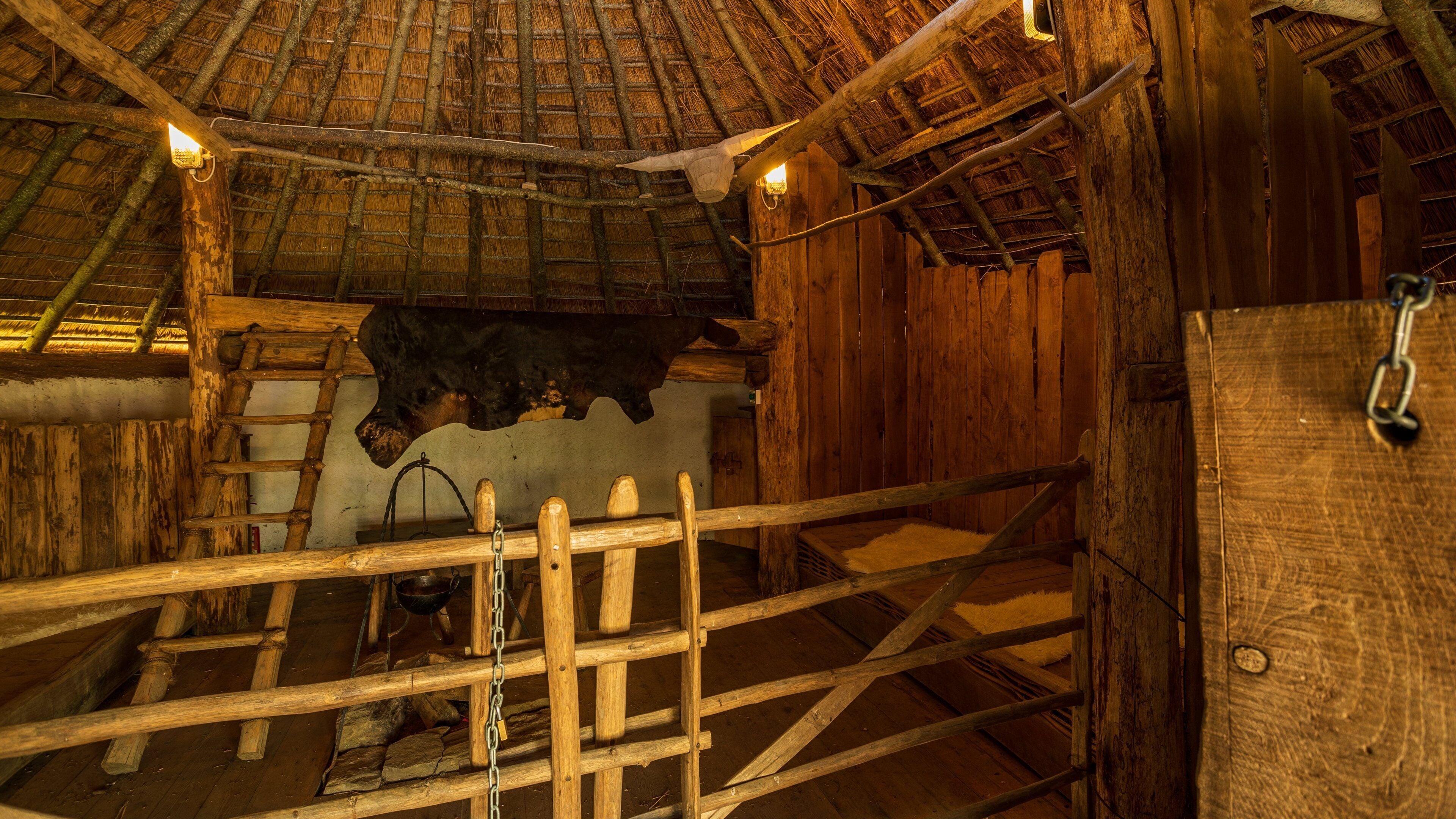 Irish National Heritage Park featuring heritage elements and interior views