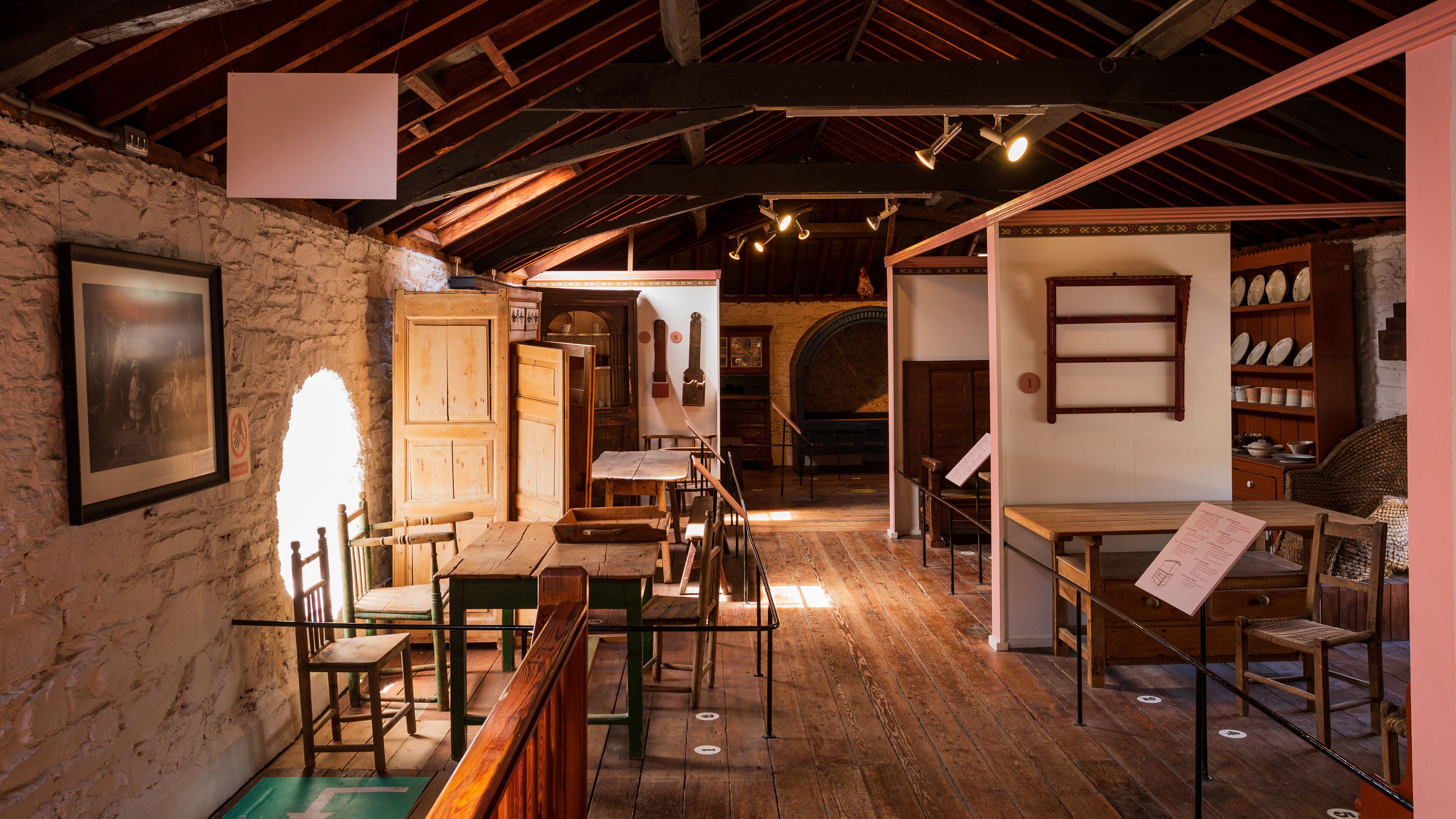 Irish Agricultural Museum featuring heritage elements and interior views