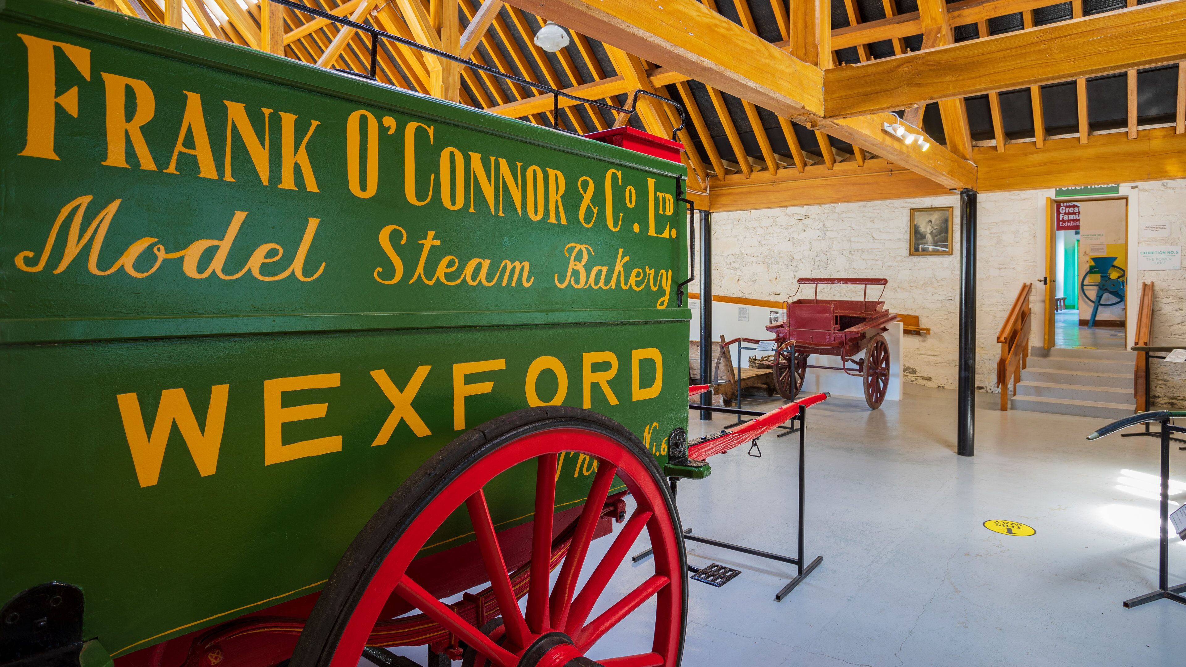 Irish Agricultural Museum which includes heritage elements, signage and interior views