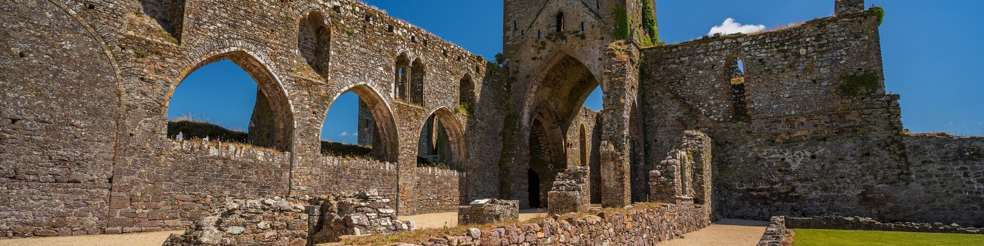 Dunbrody Abbey featuring heritage elements and a ruin