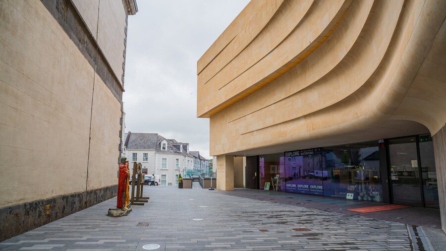 Waterford Treasures Museum which includes modern architecture